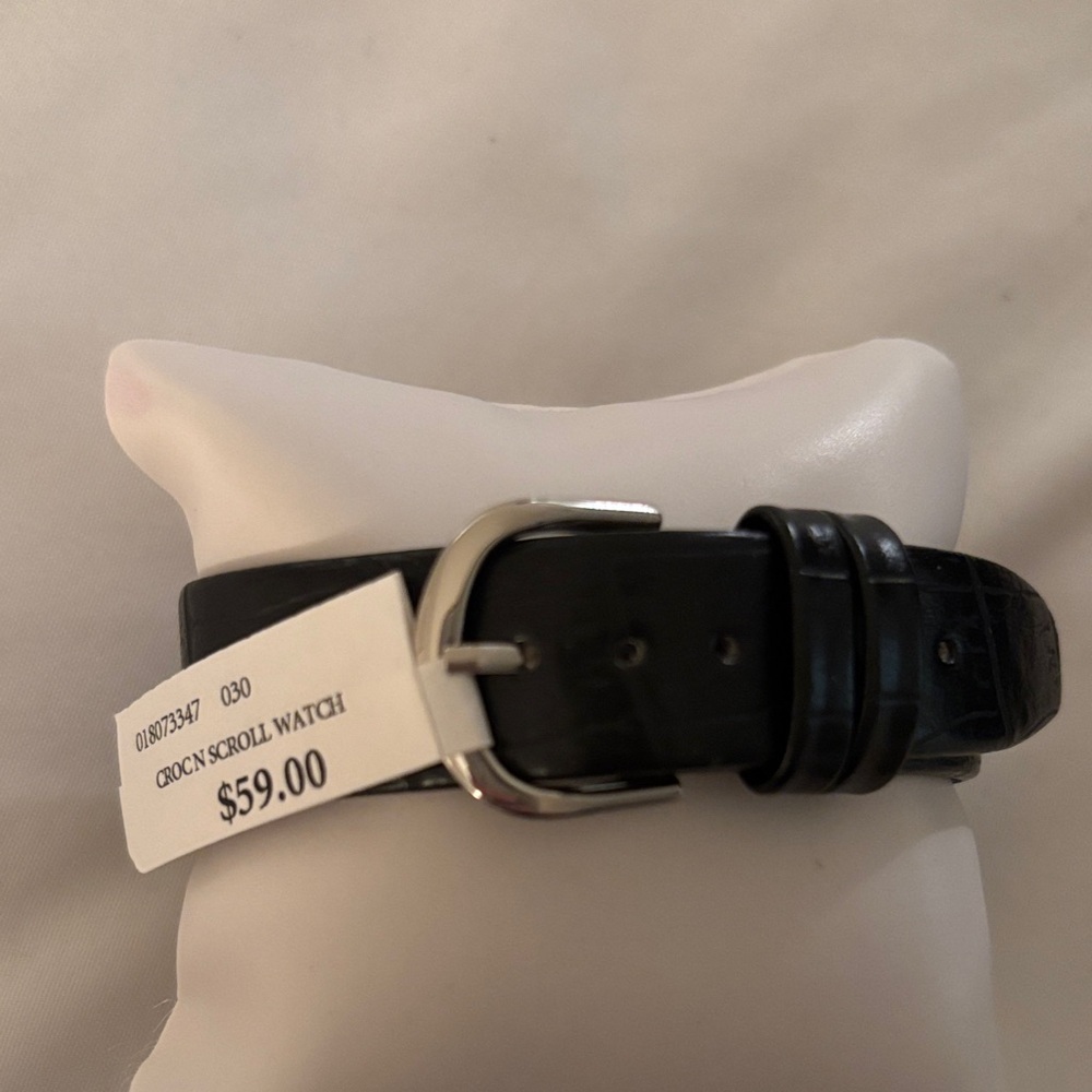 Coldwater Creek Rectangular Silver Watch NWT - image 2